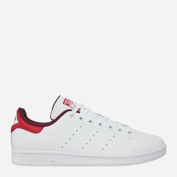 Tenisówki męskie z eko skóry adidas Originals Stan Smith IG1321 41.5 (7.5UK) Biały/Czerwony (4066765369710)