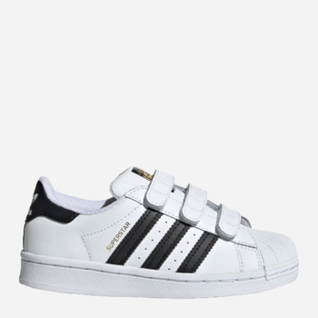 Trampki chłopięce na rzepy adidas Originals Superstar CF C EF4838 33 (1UK) Białe (4062053339649)