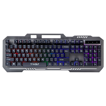 Игровая Клавиатура TWolf T16 поддержка технологии Anti-ghosting (Multi Keys) кабель 1.3 метра Черный
