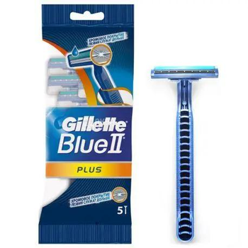 Gillette Blue 2 Plus Станок для бритья одноразовый 5 шт.