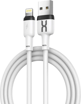 Интерфейсный кабель DC CL-210 Lightning (iPhone iPad) 1m White (36964)