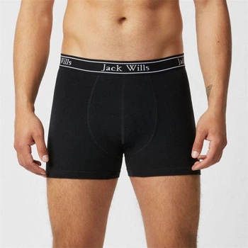 Трусы Jack Wills Multipack Boxers 3 Pack Black, XS (42) (11802004)