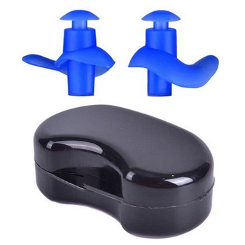 Беруши для плавания, купания, бассейна Silenta Swim-Pro Blue (Black case) (221550)