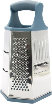 Терка Lessner Sky Blue 6 граней із пластиковою ручкою (10097) (5018601437977)