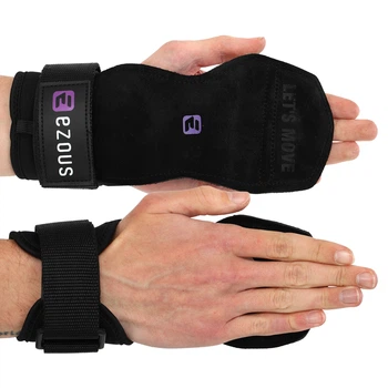 Накладки для підтягування та тяги One size Шкіра POWER GRASP PRO 2.0 EZOUS чорний D-14
