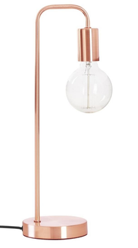 Lampa stołowa Atmosphera Keli 46 cm Miedź (3560238667248)