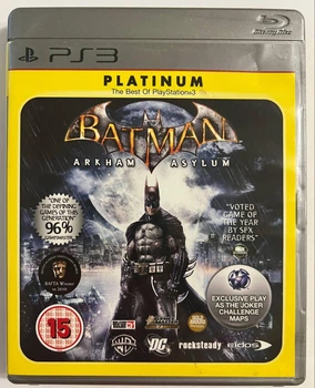Batman: Arkham Asylum Platinum, английская версия - диск для PlayStation 3, Б/У