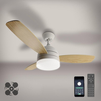 Люстра-вентилятор Luminaria FAN WOOD 48W+18W R