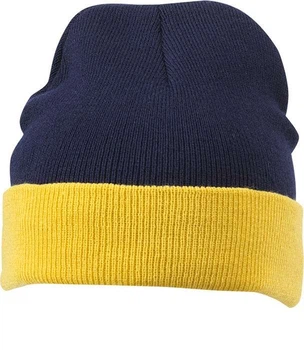 Шапка мужская Myrtle Beach Knitted Cap U Темно-синий (MB7550MNGYU)