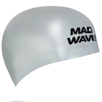 Шапочка для плавания M-D D-CAP FINA Approved (р-р L, силикон, Серебряный) (M053701_Серебряный_L)