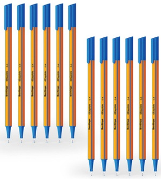 Zestaw długopisów kapilarnych Berlingo Rapido 0.4 mm Niebieski 12 szt (4260107485360)