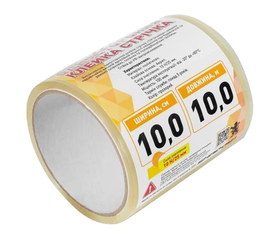 Скотч 100 мкм*10м ширина 10 см для ремонта теплиц УФ 36 стаб