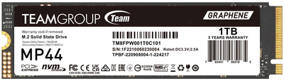 SSD диск Team Group MP44 1TB M.2 PCIe 4.0 x4 3D NAND TLC (TM8FPW001T0C101)