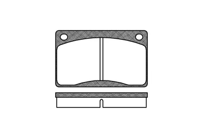 Комплект гальмівних колодок, дискове гальмо VOLVO 260, REMSA (004230)