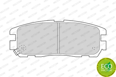 Комплект тормозных колодок, дисковый тормоз HOLDEN FRONTERA, ISUZU D-MAX, FERODO (FDB1017)