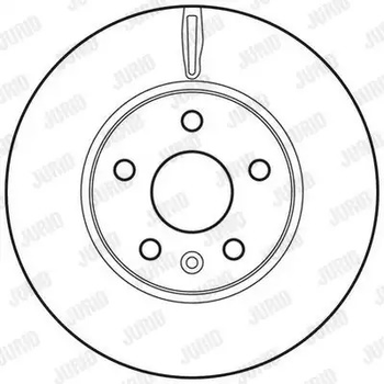 Диск тормозной OPEL ASTRA, OPEL ASTRA, JURID (562642JC)