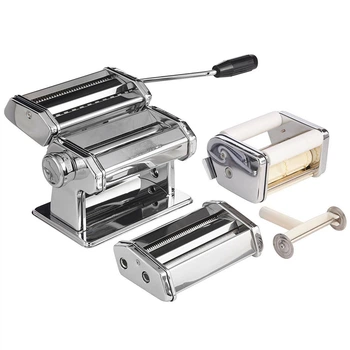 Лапшерезка-тестораскатка с насадкой для равиоли Pasta Set - 3 в 1