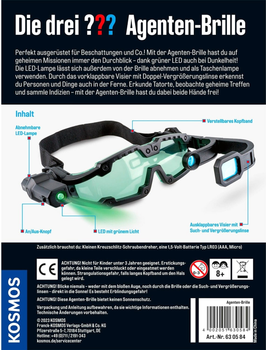 Sprzęt detektywa Kosmos The Three Okulary dla agentów (4002051630584)