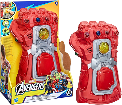 Elektroniczna rękawica nieskończoności Hasbro Marvel Avengers: Endgame Czerwona (5010996206503)