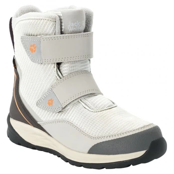 Ботинки зимние POLAR BEAR TEXAPORE HIGH VC K Jack Wolfskin 30 белый со светло-серым (4036722-6142-30)