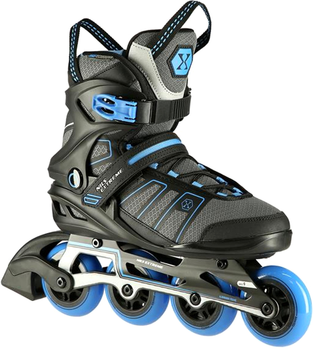 Rolki Nils Extreme Czarno-Niebieskie 41 (5907695597905)