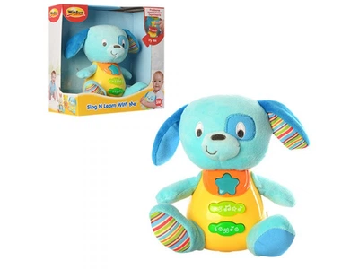 Животное собачка 15 см, музыка -звук, свет, 0686-NL WinFun