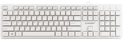 Клавиатура Gembird KB-MCH-03-W-UA Белая УКР 276280