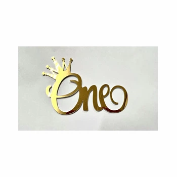 Топер з полистирола One на тортик