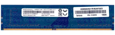 Оперативная память для ПК Ramaxel RMUA5120ME86H9F-2666 DDR4 4GB 2666MHz UDIMM 1Rx16 PC4-2666V LENOVO 01AG830