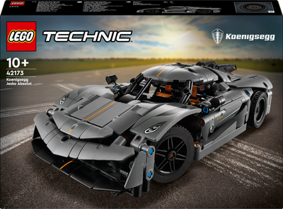 Конструктор LEGO Technic Koenigsegg Jesko Absolut - Серый гиперкар 801 деталь (42173)
