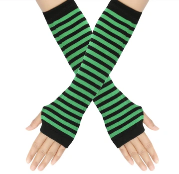 Гетры на руки Home Socks Нарукавники Зелено-черные