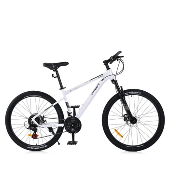 Велосипед SKD75 PROF1 MTB 2605-2, 26 дюймов, стальная рама 16 Sunrun 24SP белый