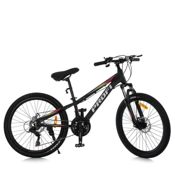 Велосипед PROFI 26 дюймів, алюмінієва рама 13 Shimano 21SP чорний