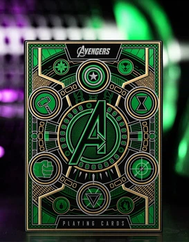 Игральные Карты Theory11 Avengers: Infinity Saga Green Edition