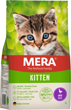 Sucha karma dla kotów Mera Cats Kitten z kaczką 2 kg (4025877383304)