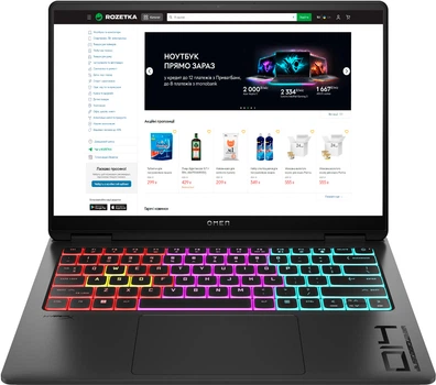 Ноутбук HP Omen Transcend Laptop 14-fb0023ua (A49ZTEA) Shadow Black