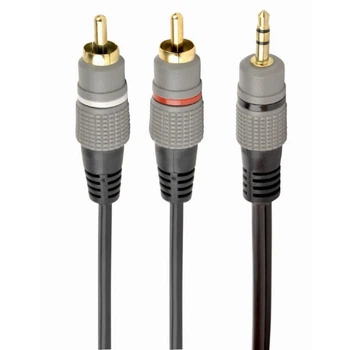 Кабель Cablexpert CCA-352-1.5M 3.5mm папа/2*RCA папа 1.5m