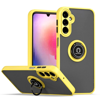 Чохол накладка TPU Color Matte Ring для Samsung Galaxy M34 5G yellow