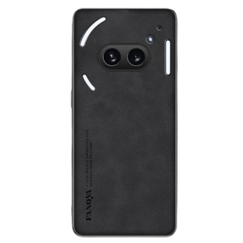Кожаный чехол - накладка Fanoya для Nothing Phone (2a) / (2a) Plus black