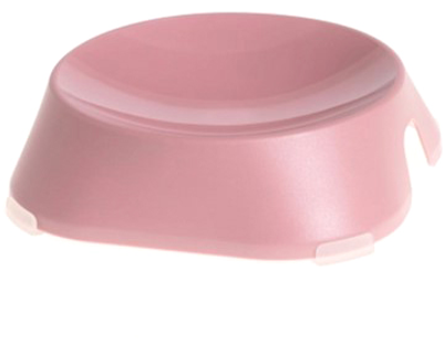 Плоская миска Fiboo Flat Bowl без антискользящих накладок Розовая (FIB0129)