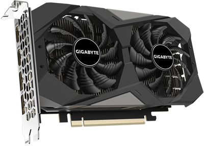 Karta graficzna Gigabyte PCI-Ex GeForce RTX 3050 Windforce OC 6GB GDDR6 (96bit) (1477/14000) (2 x HDMI, 2 x DisplayPort) (GV-N3050WF2OC-6GD)