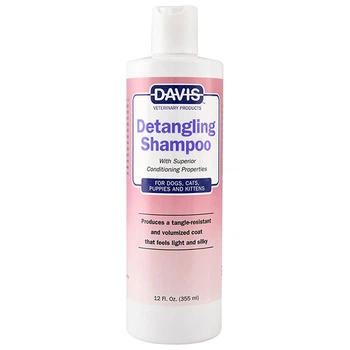 Шампунь-кондиционер от колтунов для собак, котов, концентрат Davis Detangling Shampoo (DTS12)