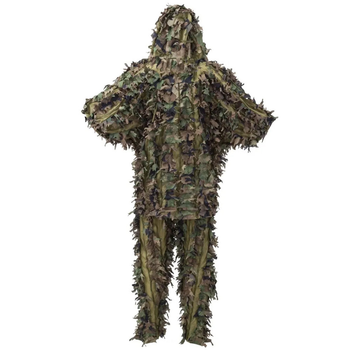 Маскировочный костюм Helikon-Tex Leaf Ghillie Set Camouflage Suit Woodland куртка + штаны мультикам размер