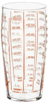 Стакан стеклянный мерный Luminarc высокий 580 мл (73327)