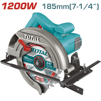 Дискова пила TOTAL TS11218576, 1200Вт, 5000об/хв, 185х20мм (6974798)