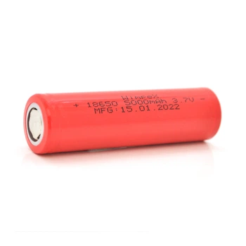 Аккумулятор WMP-5000 18650 Li-Ion Flat Top, 2000mAh, 3.7V, Red