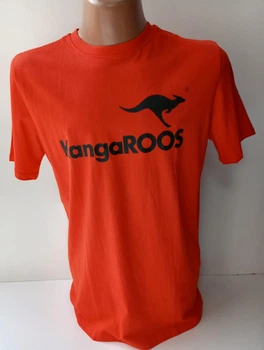 Чоловіча футболка KangaROOS помаранчевого кольору розмір М