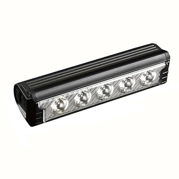 Велосипедний фонарь мощный FY-339B-5LED(white+yellow), Waterproof, Li-Ion акум., ЗУ Type-C