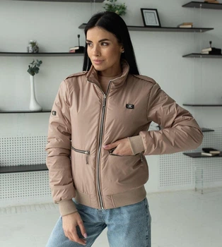 Жіноча куртка демісезонна UF-Fashion UF-32 40 кремовий
