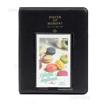 Міні-фотоальбом на 64 фото Fujifilm Instax Mini/Liplay/Link/SHARE SP-1,SP-2/Xiaomi Mi Photo Printer/Polaroid 300,Z2300, чорний (700115)